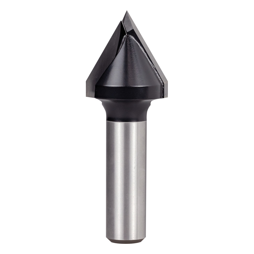 2 Flute 60 Vee Groove Bit Carbide Tipped